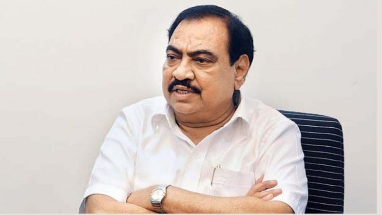 Eknath Khadse: मोठी बातमी! अमळनेरहून जळगावकडे जाताना जेष्ठ नेते एकनाथ खडसे यांच्या वाहनाला अपघात