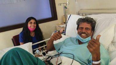 Kapil Dev Health Update: कपिल देव यांची प्रकृती स्थिर; शस्त्रक्रियेनंतर रुग्णालयातील पहिला फोटो समोर (See Photo)