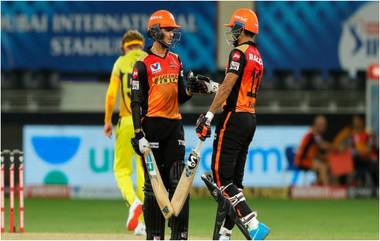 CSK vs SRH, IPL 2020: 19 वर्षीय प्रियम गर्गने ठोकले पहिले आयपीएल अर्धशतक! हैदराबादने CSK ला दिला 165 धावांचे आव्हान