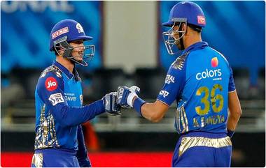 MI vs KXIP, IPL 2020: क्विंटन डी कॉकचे झुंझार अर्धशतक, कीरोन पोलार्डच्या फटकेबाजीने MIचे किंग्स इलेव्हनसमोर 177 धावांचे लक्ष्य