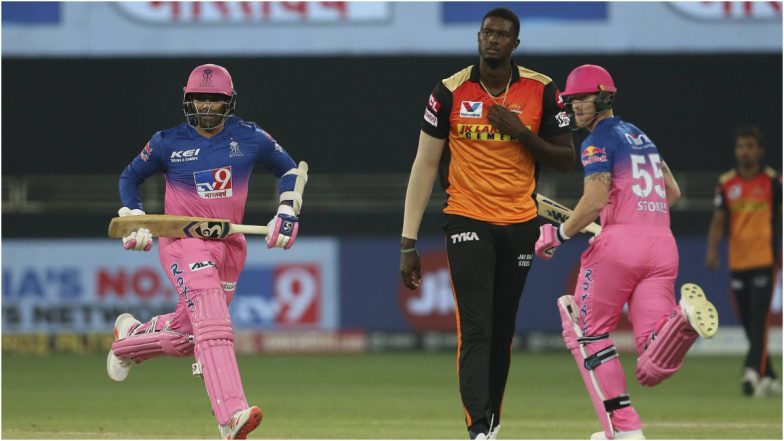 RR vs SRH, IPL 2020: रॉयल्सविरुद्ध सनरायजर्स गोलंदाजांचा हल्ला बोल, राजस्थानचे हैदराबादला विजयासाठी 155 धावांचे लक्ष्य