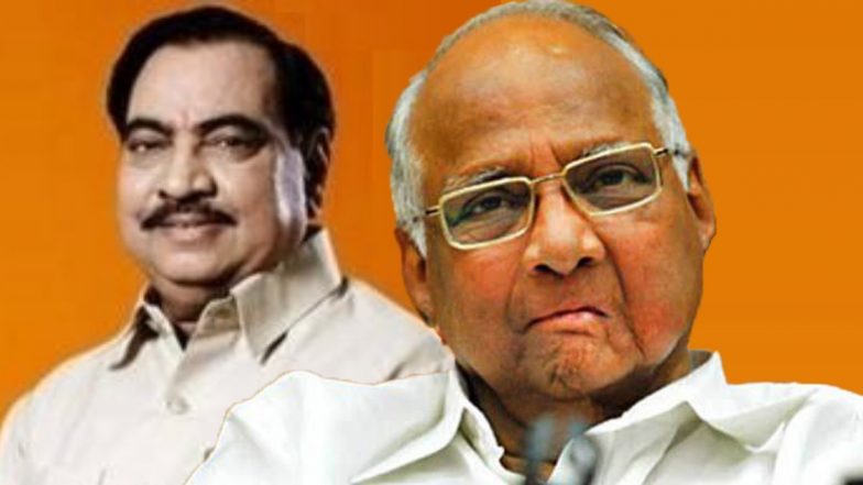 Sharad Pawar On  Eknath Khadse: एकनाथ खडसे राष्ट्रवादी काँग्रेस पक्षात प्रवेश करणार? स्वत: शरद पवार यांनीच दिले संकेत, काय म्हणाले पाहा