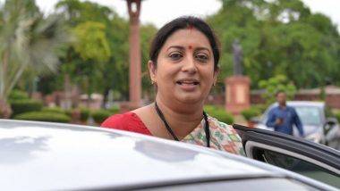 Smriti Irani Tests Positive For COVID-19: केंद्रीय मंत्री स्मृती इराणी यांना कोरोनाची लागण; संपर्कात आलेल्यांना चाचणी करण्याची विनंती