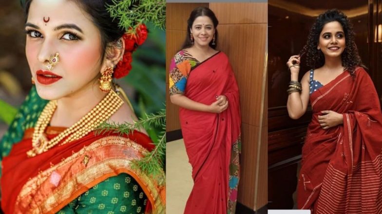 Navratri 2020 4th Day Saree Colour: शारदीय नवरात्रीच्या चौथ्या दिवशी लाल रंग; स्टायलिश लूक साठी पहा साडी, ड्रेस आणि इंडो वेस्टर्न लूकच्या आयडिया!