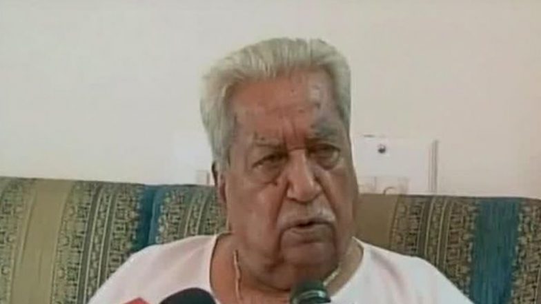 Keshubhai Patel Passes Away: गुजरातचे माजी मुख्यमंत्री केशुभाई पटेल यांचे निधन; वयाच्या 92 व्या वर्षी घेतला अखेरचा श्वास