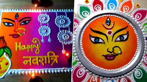 Navratri 2020 Rangoli Design: नवरात्री निमित्त देवी मातेची प्रतिमा असणाऱ्या 'या' सुंदर रांगोळी डिझाईन्स काढून वाढवा तुमच्या अंगणाची शोभा!