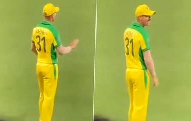 IND vs AUS 1st ODI: 'Butta Bomma' गाण्यावर मैदानावरच थिरकाला डेविड वॉर्नर, पाहून उत्साहित चाहत्यांनी दिली अशी प्रतिक्रिया, पहा मजेदार Video