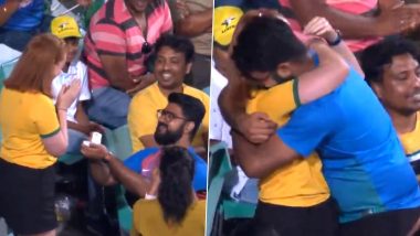 SCG वर भारत-ऑस्ट्रेलिया मॅच दरम्यान भारतीय तरुणाने ऑस्ट्रेलियन तरुणीला केलं प्रपोज, पाहा पुढे काय झालं (Watch Video)