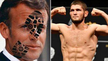 Khabib Nurmagomedov on French President: इस्लाम धर्माविरुद्ध वादग्रस्त वक्तव्य करणारे Emmanuel Macron यांच्याविरुद्ध माजी UFC Fighter खबीब नूरमागोमेदोव याची संताप व्यक्त करणारी पोस्ट (View Post)