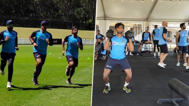 IND vs AUS 2020-21: भारतीय संघाने ऑस्ट्रेलिया येथे सुरु केले मैदानी प्रशिक्षण, Gym मधेही घाळला घाम, पाहा Photos