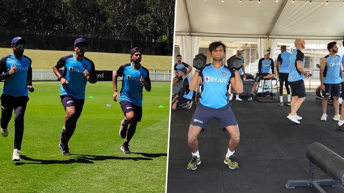 IND vs AUS 2020-21: भारतीय संघाने ऑस्ट्रेलिया येथे सुरु केले मैदानी प्रशिक्षण, Gym मधेही घाळला घाम, पाहा Photos