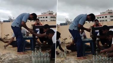 Andhra Pradesh च्या प्रभाकर रेड्डी ने एका मिनिटांत डोक्याने उघडली 68 बाटल्यांची झाकणं; अनोख्या पराक्रमाची Guinness Book मध्ये नोंद (Watch Video)