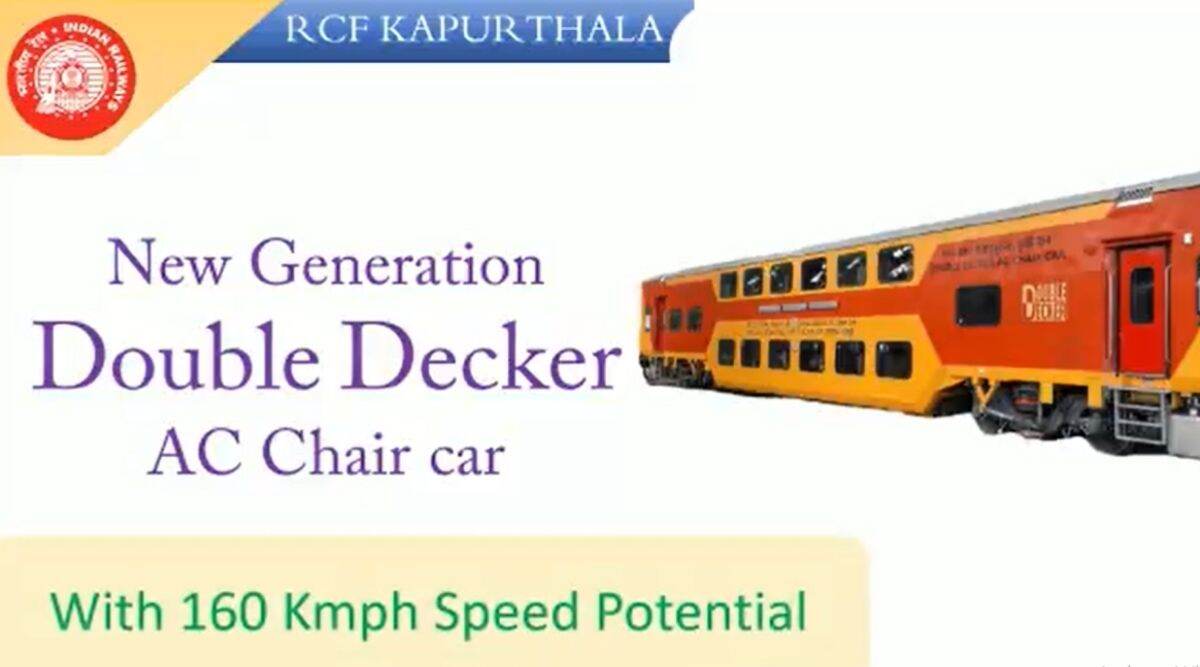 Double-Decker Coach: भारतीय रेल्वेने बनवले आधुनिक सुविधांनी सुसज्ज डबल डेकर कोच; स्पीड 160 किमी प्रतितास, जाणून घ्या खासियत (Watch Video)