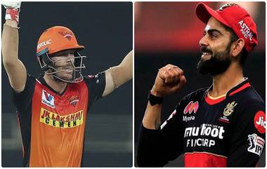 SRH vs RCB IPL 2021 Match 6: डेविड वॉर्नरने जिंकला टॉस, हैदराबादचा गोलंदाजीचा निर्णय; Devdutt Padikkal याचा आरसीबी प्लेइंग XI मध्ये समावेश, पहा कोणाला मिळाला डच्चू