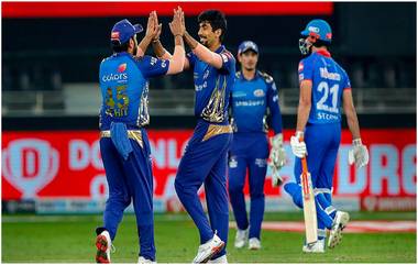 MI vs DC, IPL 2020 Qualifer 1: दिल्ली कॅपिटल्सचे 3 गडी शून्यावर माघारी; ट्रेंट बोल्ट, जसप्रीत बुमराहने मुंबई इंडियन्ससाठी केली तुफानी सुरुवात