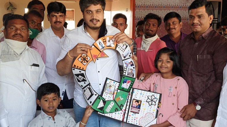 आमदार रोहित पवार यांच्यासाठी जामखेड मध्ये चिमुकल्या भावा-बहिणीचं अफलातून ग्रीटिंग कार्ड! पहा ट्वीट