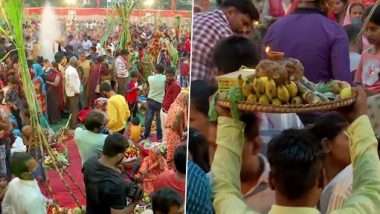 Chhath Puja: छठ पूजानिमित्त मुंबई महानगरपालिकेने समुद्रकिनाऱ्यावर घातली बंदी; अन् भाविकांनी कृत्रिम तलावावरच केली प्रचंड गर्दी