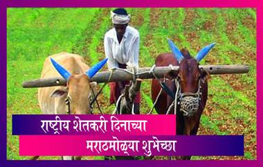 Happy Kisan Diwas Images: राष्ट्रीय शेतकरी दिनानिमित्त Greetings, Wallpapers, Wishes