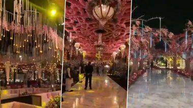 Wedding Decorations: सुरत येथील लग्नात तब्बल 6 कोटींचे डेकोरेशन? फुलांची सजावट, झुंबर, खास बैठक व्यवस्था, पहा व्हायरल होत असलेल्या भव्य समारंभाचा व्हिडिओ