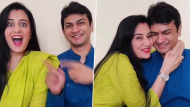 Sai Lokur च्या तालावर अखेर नाचला तिचा पती तीर्थदिप रॉय, पाहा दोघांचा 'जवा नवीन पोपट हाय' गाण्यावरील मजेशीर डान्स, Watch Video