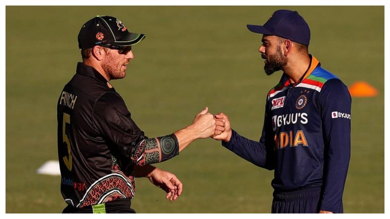 IND vs AUS 1st T20I: आरोन फिंचचा टॉस जिंकून पहिले गोलंदाजीचा निर्णय, टीम इंडियासाठी वनडेनंतर नटराजनचे टी-20 डेब्यू