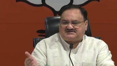 JP Nadda Tests COVID-19 Positive: भाजप अध्यक्ष जेपी नड्डा यांना कोरोना विषाणूची लागण; घरीच आयसोलेशनमध्ये असल्याची माहिती, प्रकृती स्थिर