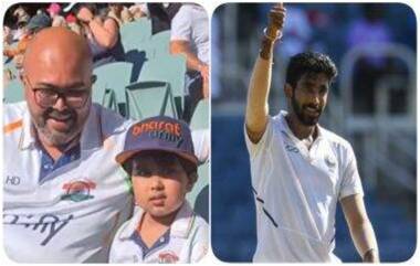 IND vs AUS 1st Test 2020: ‘बूम बूम’ बुमराह! भारतीय गोलंदाजला चीअर करण्यासाठी अ‍ॅडिलेड ओव्हलमध्ये आला त्याचा छोटा फॅन, पहा क्युट Video