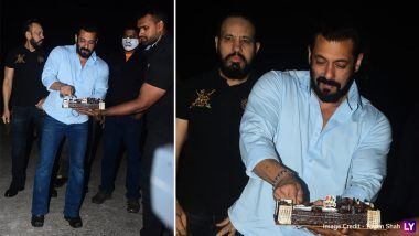 Salman Khan Turns 55: सलमान खान ने पनवेल फार्महाऊस वर कापला बर्थडे केक; पहा सेलिब्रेशनचे Photos