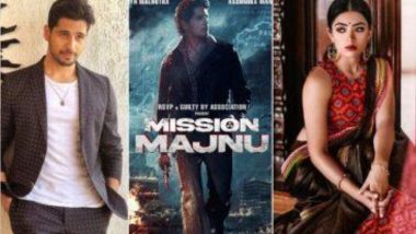 Mission Manju: सिद्धार्थ मल्होत्रा च्या 'मिशन मंजू' या चित्रपटाद्वारे दाक्षिणात्य अभिनेत्री रश्मिका मंदाना करणार बॉलिवूडमध्ये पदार्पण