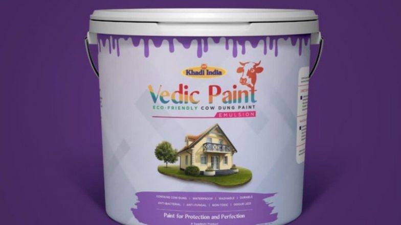 Vedic Paint: ग्रामीण अर्थव्यवस्थेच्या मजबुतीसाठी खादी बाजारात आणणार 'वैदिक पेंट'; जाणून घ्या काय असतील गावाला, शेतकर्‍यांना फायदे