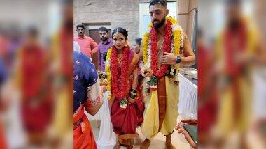Cricketer Varun Chakravarthy Gets Married: KKR गोलंदाज वरुण चक्रवर्ती चढला बोहल्यावर, गर्लफ्रेंडशी चेन्नई येथे पार पडला विवाहसोहळा, पाहा Photos