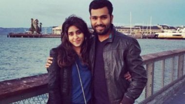 Cricketer Rohit  Sharma ने पत्नीच्या 33व्या वाढदिवसानिमित्त सोशल मिडीयावर क्यूट फोटो शेअर करत केले Romantic पद्धतीने विश; Watch Photo 