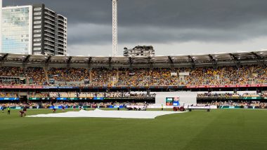 IND vs AUS 4th Test 2021: ब्रिस्बेनमध्ये मुसळधार पावसाला सुरुवात, दुसऱ्या सत्रानंतरचा खेळ थांबला, पहा व्हिडिओ