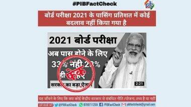 Fact Check: 10 वी आणि 12 वी च्या 2021 बोर्ड परीक्षेत पास होण्यासाठी 33 टक्के गुणांऐवजी 23 टक्के केल्याची पोस्ट व्हायरल, जाणून घ्या सत्यता