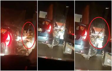 Mumbai - Pune Expressway Viral  Video:  मुंबई-पुणे एक्सप्रेस-वेवर थरार, बंदूक दाखवून ओव्हरटेक, गुन्हा दाखल;  व्हिडिओ व्हायरल