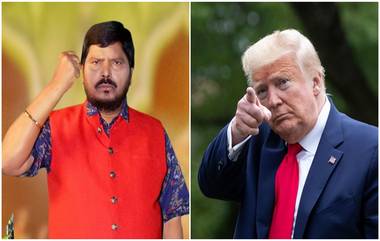 Ramdas Athawale On Donald Trump: रामदास आठवले नाराज, डोनाल्ड ट्रम्प यांना फोन करणार