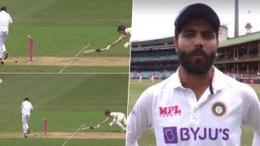 Ravindra Jadeja Runs Out Steve Smith: रवींद्र जडेजाच्या अचूक थ्रो ने स्टिव्ह स्मिथ रनआऊट, संजय मांजरेकर यांच्यासह अष्टपैलूच्या फिल्डिंगवर Netizens फिदा, पहा Tweets