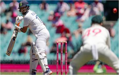 IND vs AUS 3rd Test Day 5: रिषभ पंतच्या चौफेर फटकेबाजीने SCG टेस्ट रंगतदार स्थितीत, लंचपर्यंत टीम इंडियाची 205 धावांपर्यंत मजल, विजयासाठी अद्याप 201 धावांची गरज