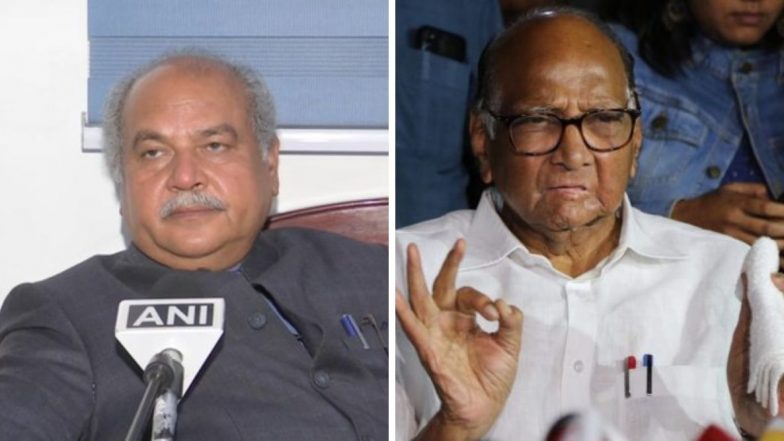 Narendra Singh Tomar on Shared Pawar: शरद पवार यांच्या सारखे अनुभवी नेते सुद्धा तथ्य चुकीच्या पद्धतीने सांगतायत, कृषी कायद्यावरुन नरेंद्र सिंह तोमर यांनी साधला निशाणा