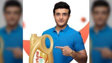 Sourav Ganguly Fortune Oil Ad: सौरव गांगूली यांच्या हृदयविकाराच्या झटक्याचा Adani Wilmar यांना धक्का, फोर्च्यून तेल संदर्भातील जाहीराती हटवल्या