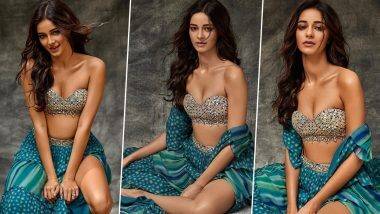 Ananya Panday Hot Photos: लेहंगा चोली मधील अनन्या पांडे चा हॉट अवतार; पहा फोटोज