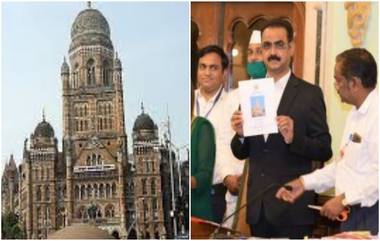 BMC Budget 2021: सहआयुक्त रमेश पवार पाणी समजून सॅनिटायझर प्यायले;  मुंबई महापालिका अर्थसंकल्प सादर करतानाची घटना