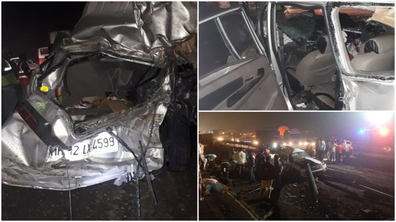 Mumbai-Pune Expressway- मुबंई-पुणे एक्सप्रेस-वेवर अपघात, पाच ठार, पाच जखमी