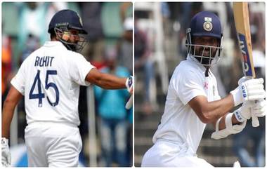 IND vs ENG 2nd Test 2021: रोहित शर्माचे दणदणीत शतक, अजिंक्य रहाणेने 'या' यादीत मिळवले मानाचे स्थान, Chepauk वर पहिल्या दिवशी बनले हे प्रमुख रेकॉर्ड