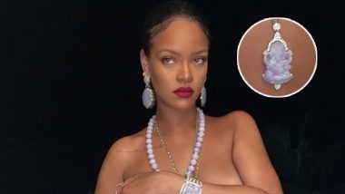 Rihanna Topless Photo: पॉपस्टार रिहानाने शेअर केला टॉपलेस फोटो; गळ्यात गणपतीचे लॉकेट पाहताच भारतीय नेटकरी भडकले