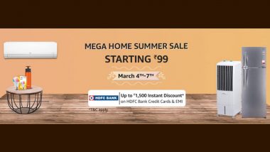Amazon Mega Home Summer Sale: 7 मार्चपर्यंत अॅमेझॉनचा मेगा होम समर सेल; AC, TV, फ्रिजसह 'या' वस्तूंवर मिळणार आकर्षक ऑफर्स