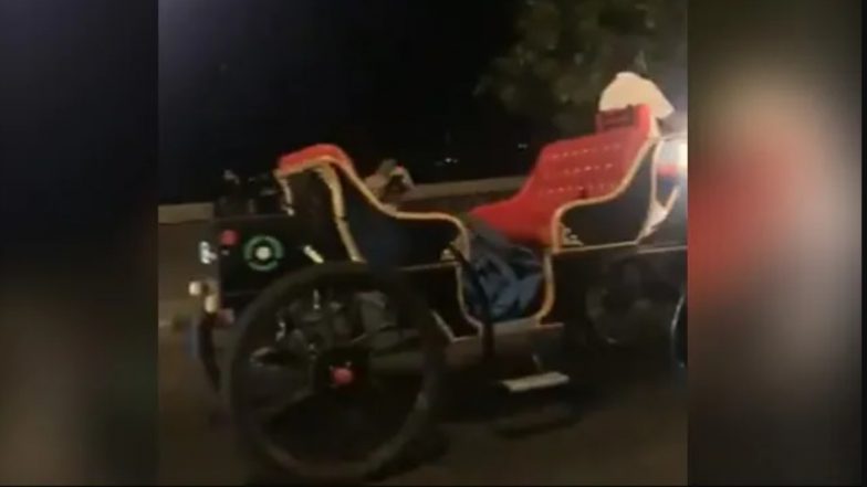 Desi Jugaad: रस्त्यावर धावली बिन घोड्यांची बग्गी, देसी जुगाड पाहून आनंद महिंद्रा शेअर केला व्हिडिओ