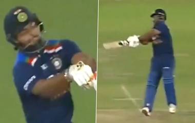 IND vs ENG 1st T20I: वाह रे वाह! Rishabh Pant याच्या ‘त्या’ लाजबाव शॉटवर Netizens फिदा, पहा पंतचा अफलातून स्वीप सिक्सर (Watch Video)