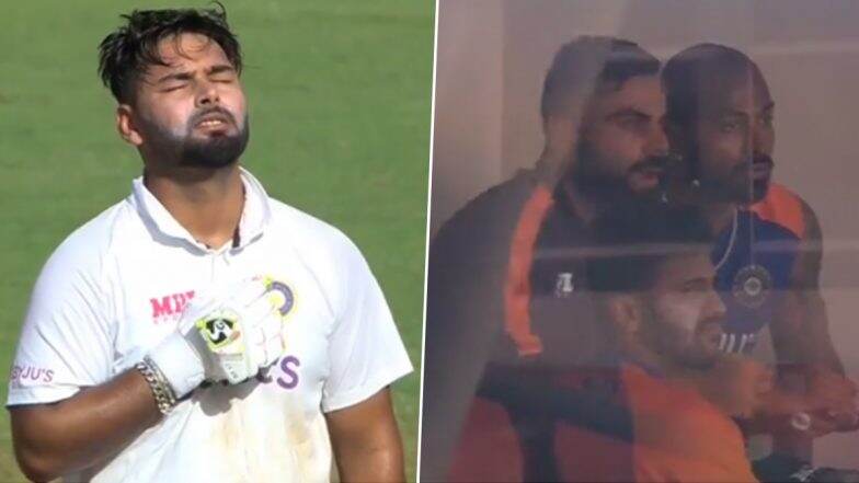 IND vs ENG 4th Test 2021: Rishabh Pant याने ठोकले खणखणीत शतक, ड्रेसिंग रूममधून धावून येत Virat Kohli ने दिली सर्वांचं मन जिंकणारी रिअक्शन (Watch Video)