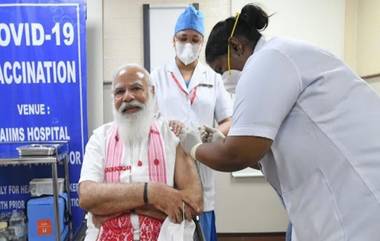 COVID-19 Vaccine: पंतप्रधान नरेंद्र मोदींनी घेतला कोरोना लसीचा पहिला डोस; जनतेला केलं लस घेण्याचं आवाहन